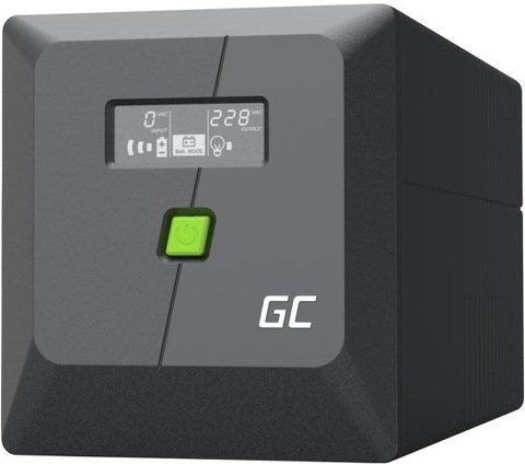 Лінійно-інтерактивний ДБЖ Green Cell PowerProof 1000VA 700W (UPSLP700) 620195 фото