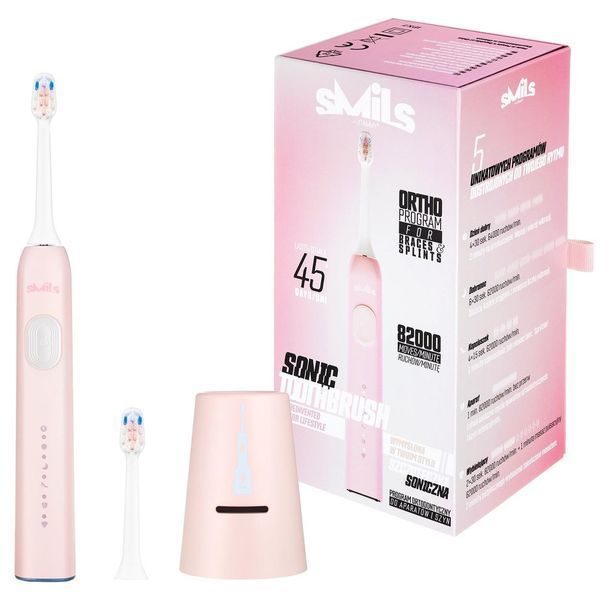 Електрична зубна щітка Vitammy Smils Pink 377730 фото