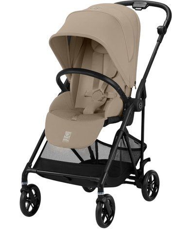 Прогулянкова коляска Cybex Melio Carbon Almond Beige 643792 фото