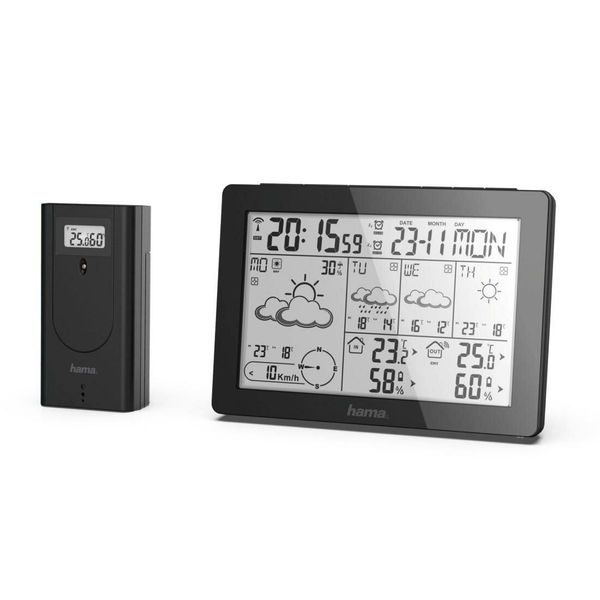 Метеостанция Hama Meteotime Black 354927 фото