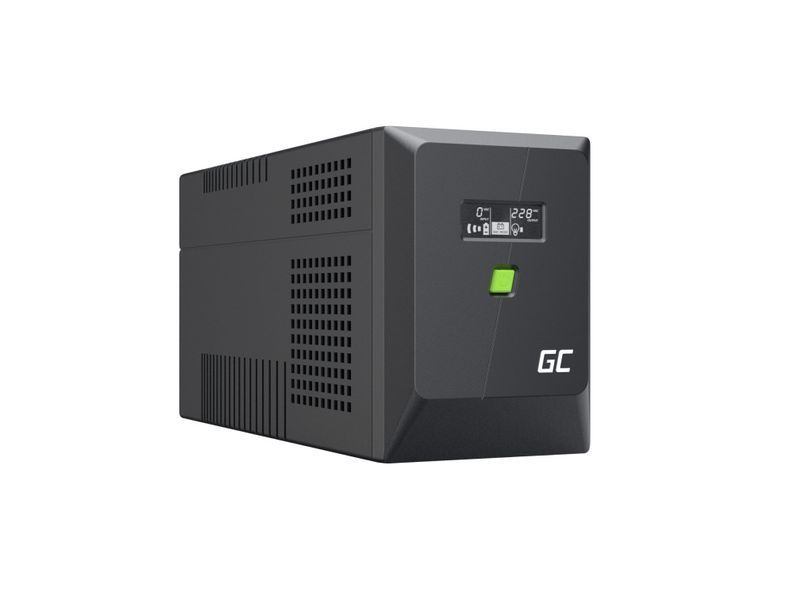 Лінійно-інтерактивний ДБЖ Green Cell PowerProof 2000VA 1400W (UPSLP1400) 620196 фото