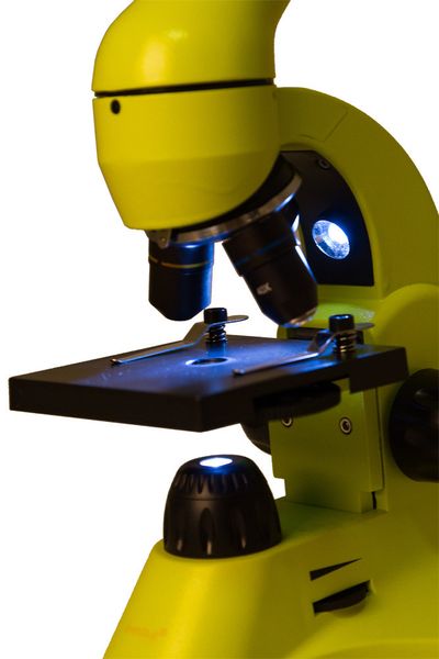 Мікроскоп оптичний Levenhuk Rainbow 50L Plus Lime 165673 фото