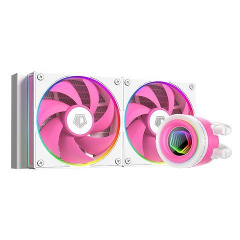 Водяное охлаждение ID-Cooling FX240 INF Pink 577706ua фото