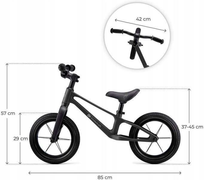 Беговел KinderKraft Eter Black 602703 фото